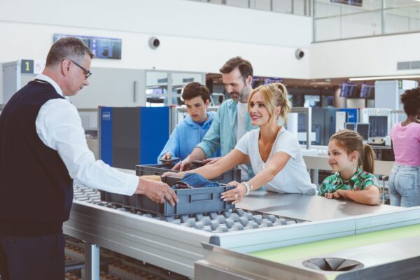 What happens in security check at airport